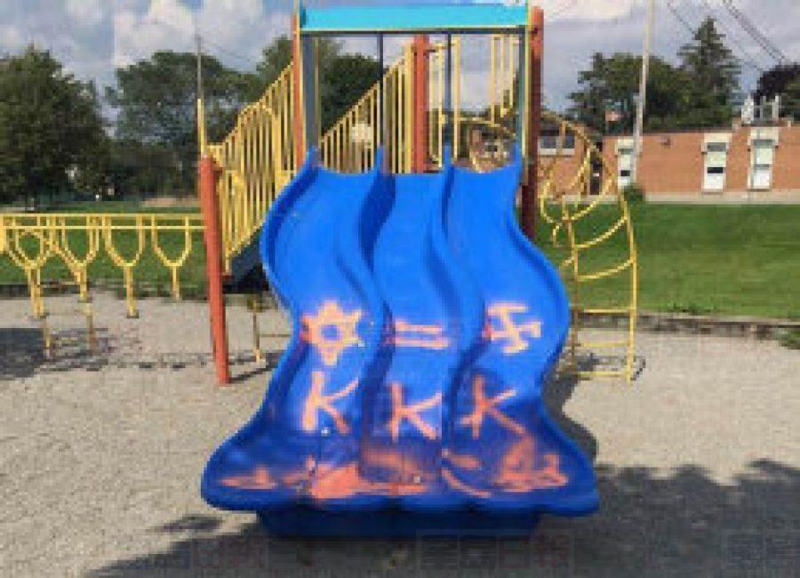 萬錦學校惊現反猶太、反黑人塗鴉