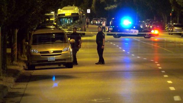 温东区周二晚发生今年市内第5宗凶杀案，一个30多岁男子中枪死亡。CTV