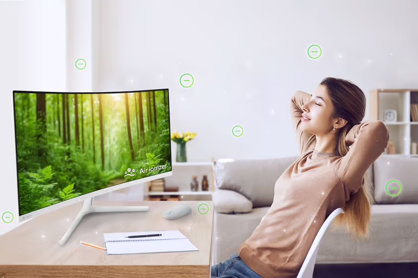 科技| 華碩曲面螢幕助力改善工作空間空氣品質