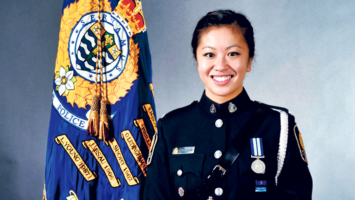 ■本年1月自杀身亡的华裔女警陈隽慧。CTV 