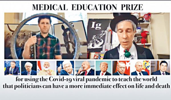 特朗普等九領袖獲搞笑諾貝爾獎