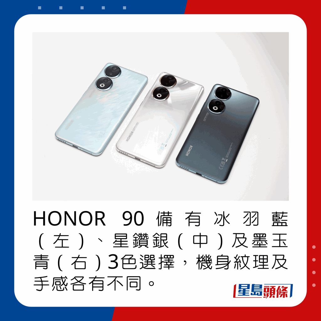 科技生活| 時尚中階HONOR 90 上手試5G超高頻調光畫面零閃爍2億像素高畫