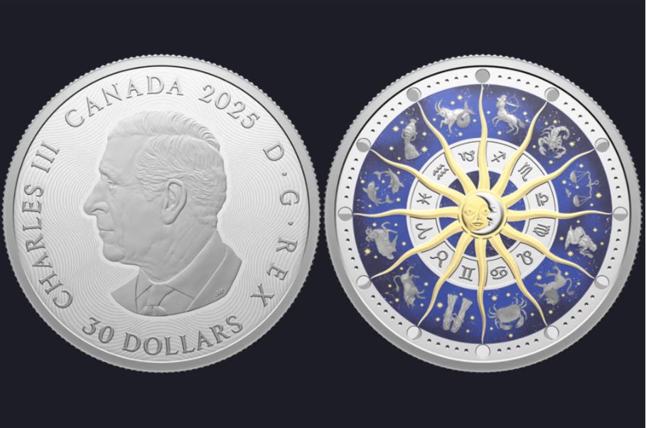 【收藏家注意】皇家鑄幣廠推12星座純銀幣