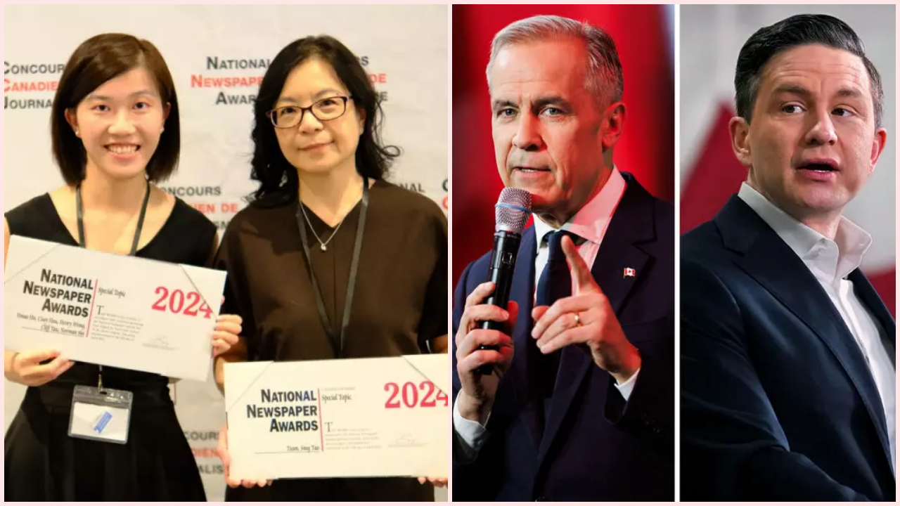 【4/25頭條】加拿大星島再奪全國新聞獎 調查報道記者奪魁|自由黨支持度突降2.2%僅領先保守黨3%