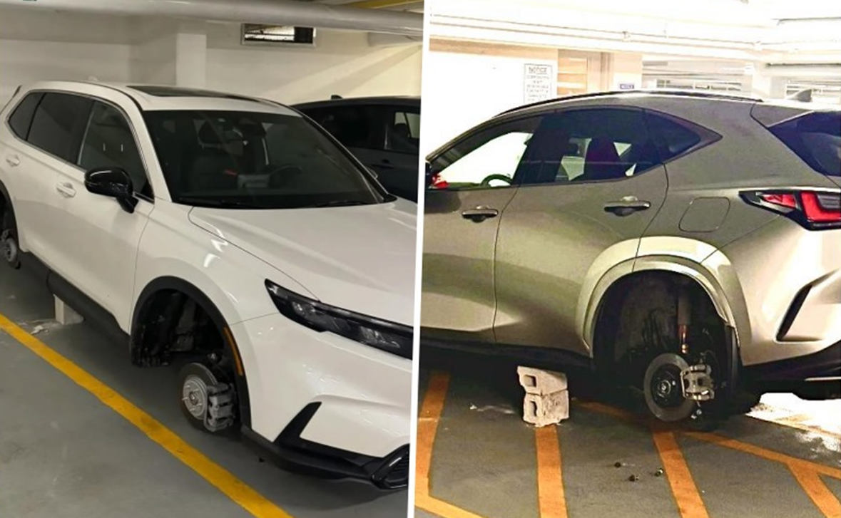 【咁都得?】Don Mills柏文地下停車場多輛車車轆被盜  網民嘆治安敗壞