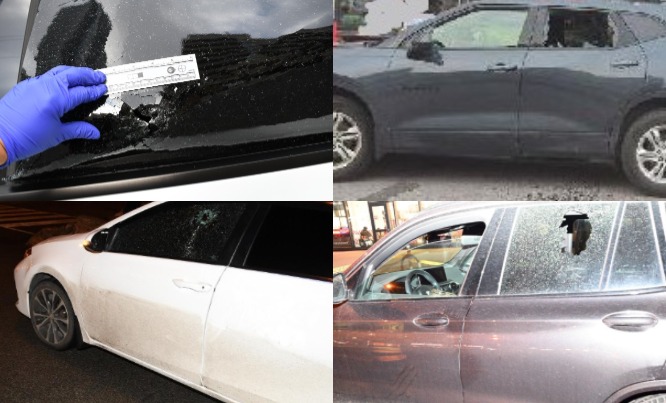 多倫多連環汽車遭毀   6個月11輛車遭BB彈及氣槍襲擊