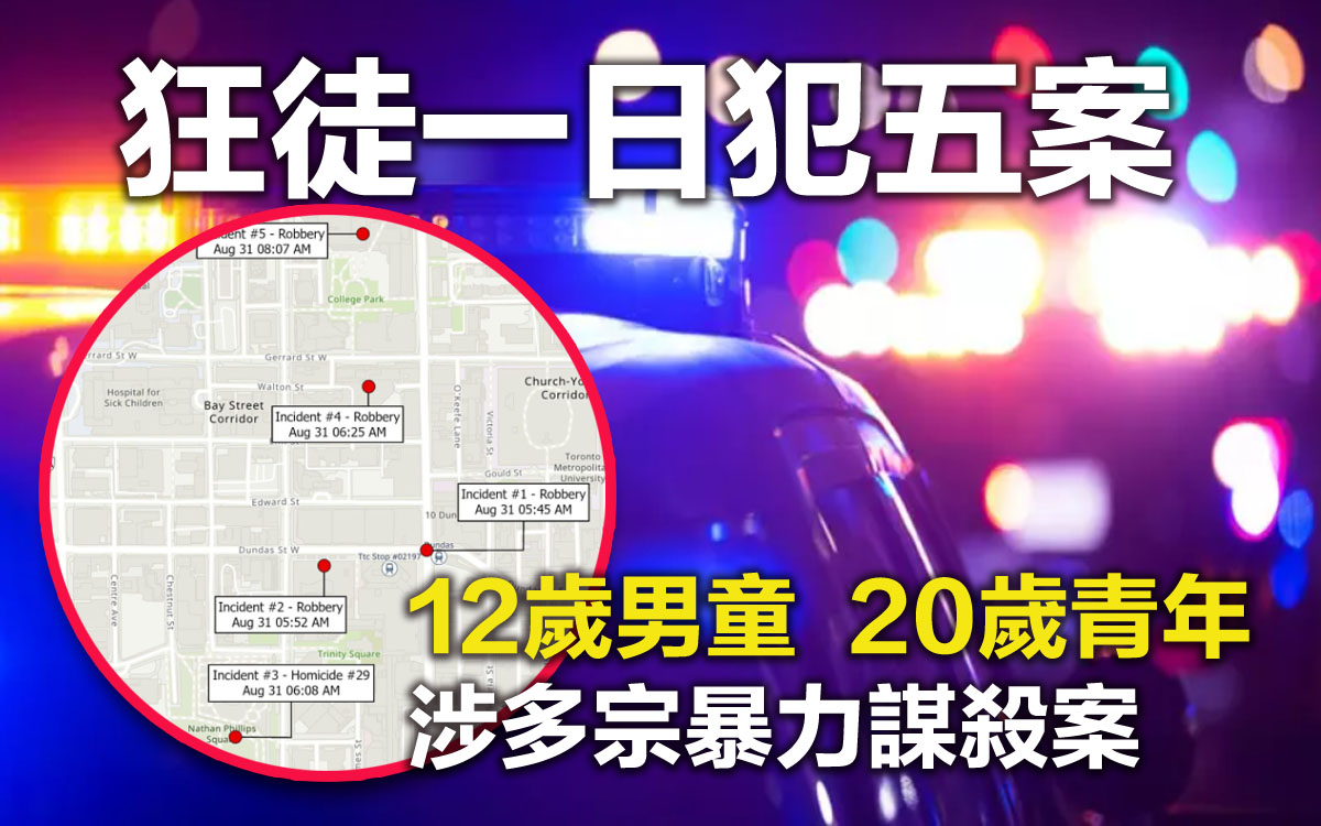 【狂徒一日犯五案】12歲男童與20歲男子被捕 涉謀殺案及多宗無差別暴力襲擊