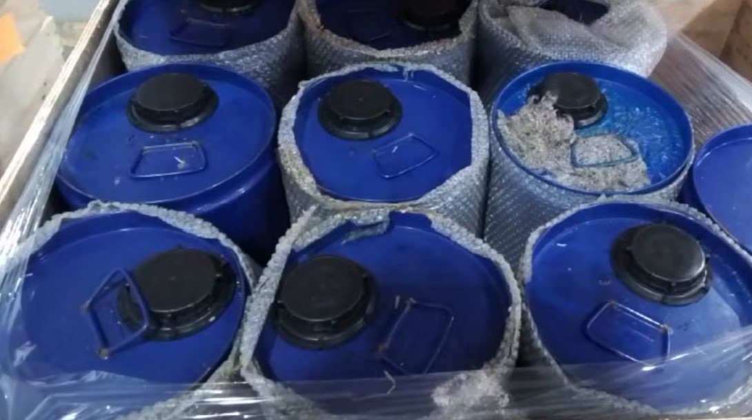 中國貨櫃藏有數千公升芬太尼原料  在加拿大海關遭查獲